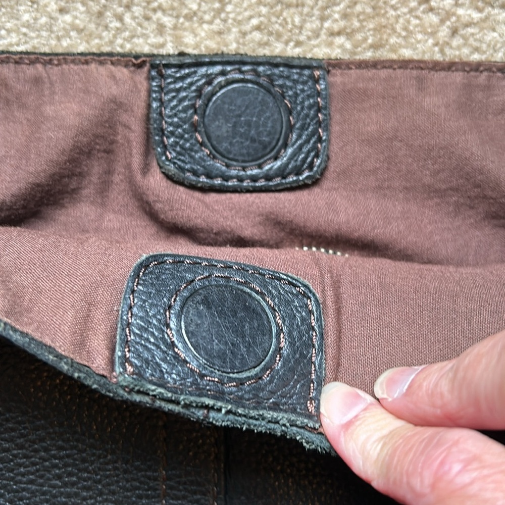 Lucky brand, black, hobo leather purse - Picture 9 of 11